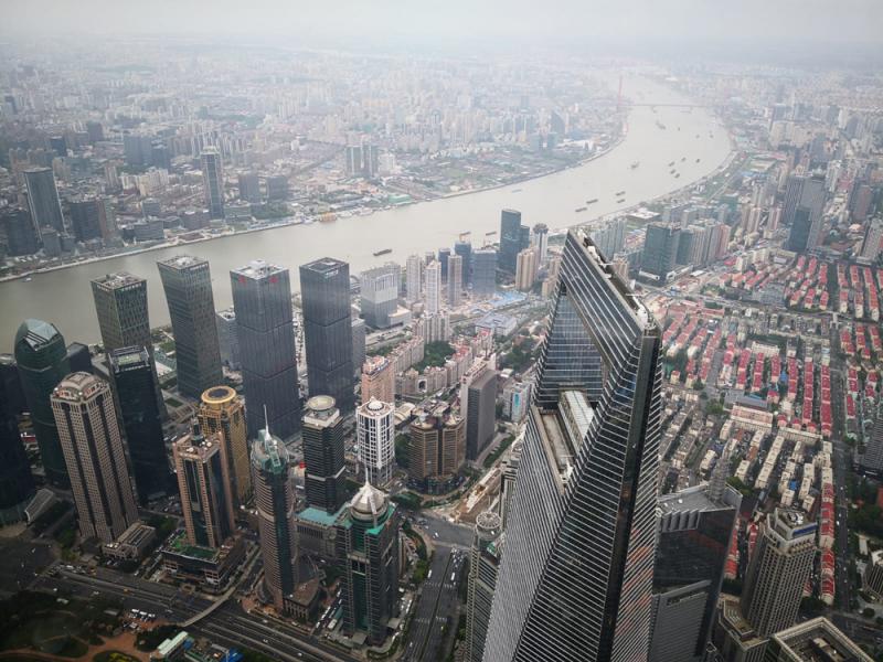 登上上海最高樓