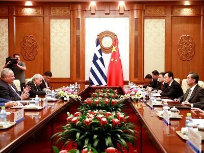王毅同希臘外長會談　簽署共建“一帶一路”合作諒解備忘錄