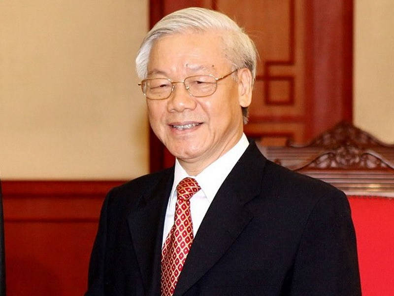 越共中央總書記阮富仲當選越南國家主席
