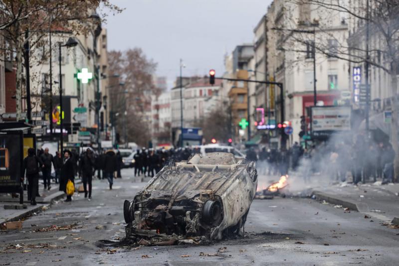 周六「第四次行動」 巴黎街頭難見和平