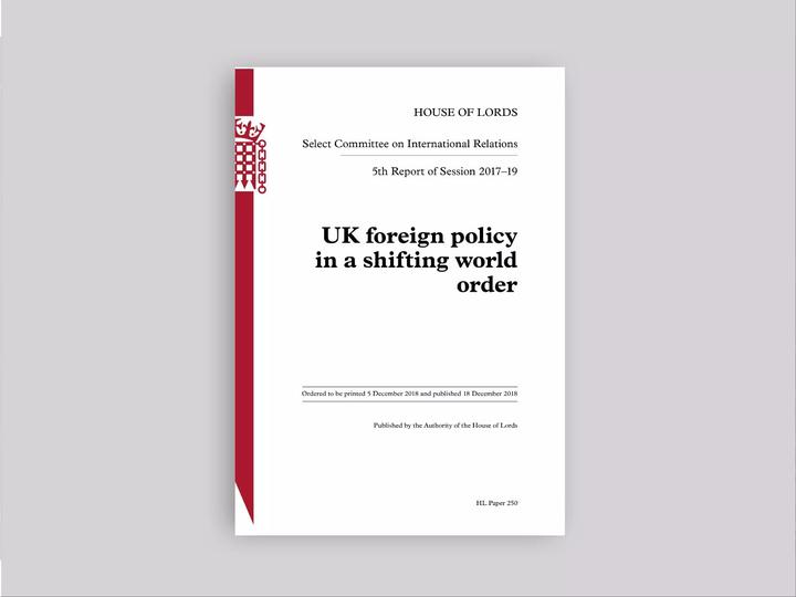 英國上院SCIR專責報告 應積極促進對華合作應對全球挑戰