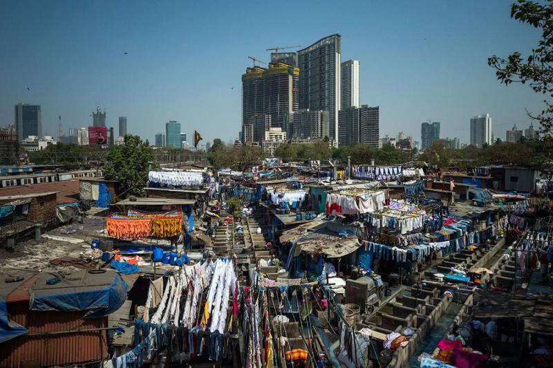 印度孟买 富人区图片