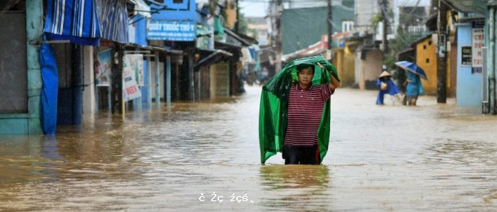 越南教會援助遭遇洪災的災民