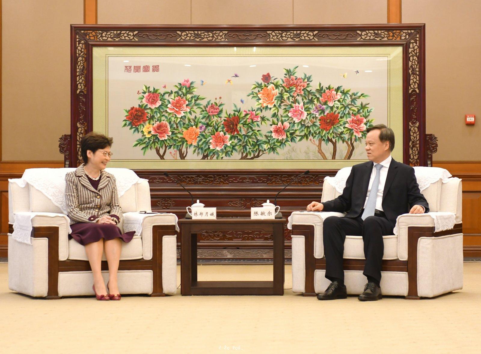 林鄭月娥首訪重慶　期望深化兩地交流與合作