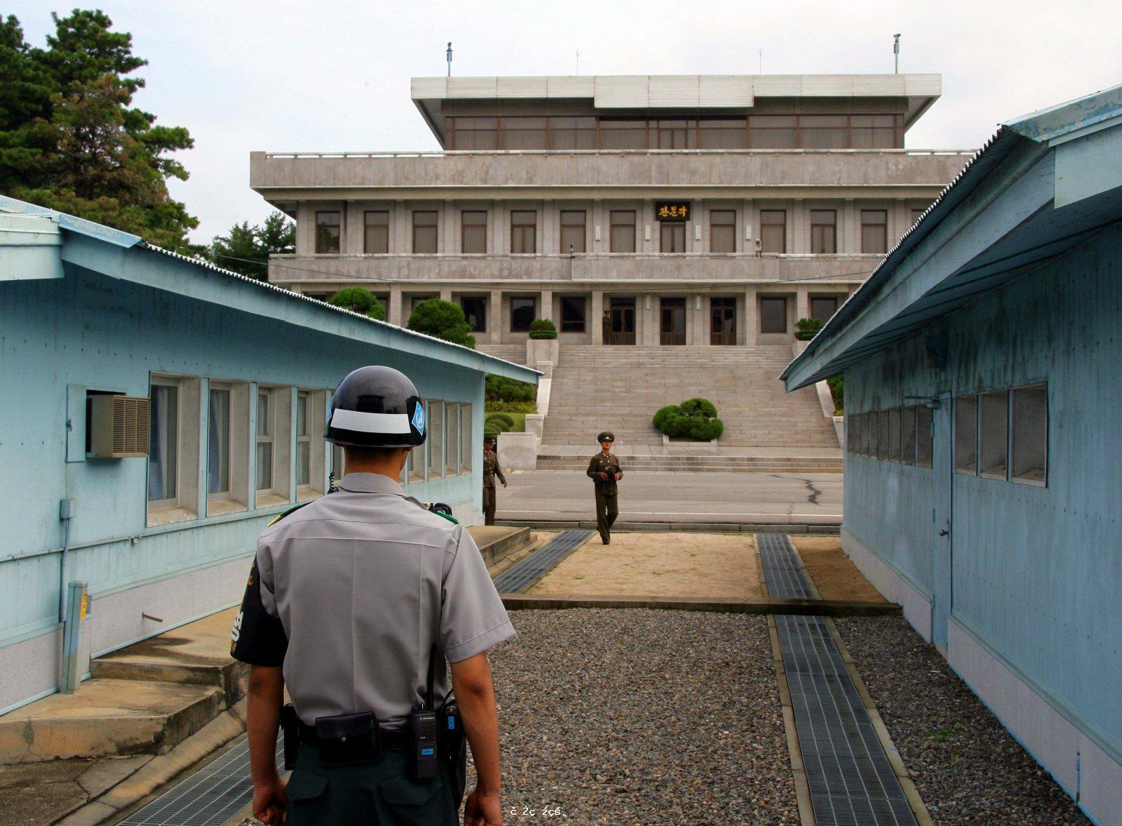 韓方一人越過軍事分界線進入朝鮮