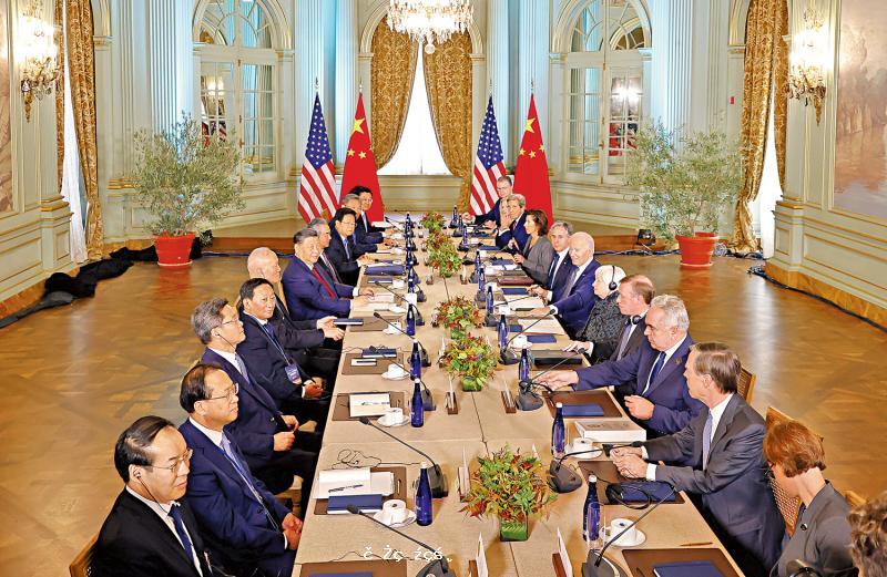 ﻿中美元首會晤/「剝奪中國人民發展權利，我們決不答應」