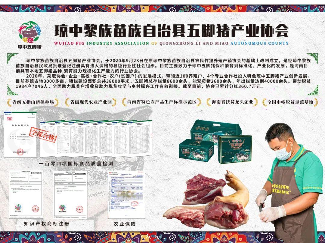 熱烈祝賀“瓊中五腳豬” 被列為2023冬交會海南特色農產品烹飪職業技能競賽指定食材